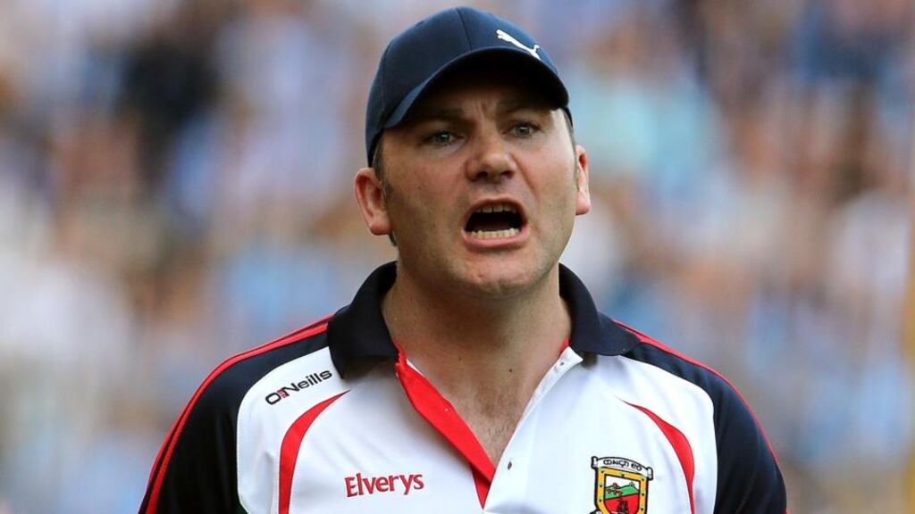 Mayo manager James Horan. Photograph: Lorraine O’Sullivan/Inpho