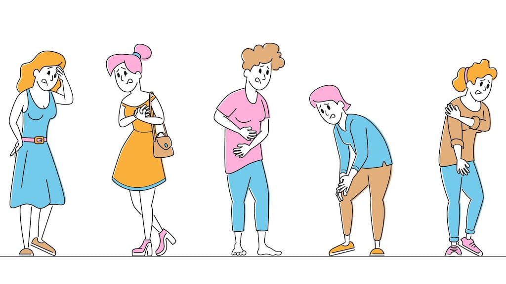 ‘Middle age is a time when many people may have put on weight and this adds to the whole issue of not feeling good about themselves’