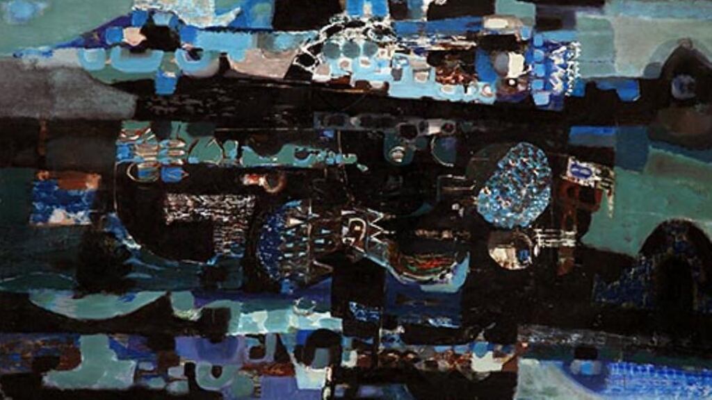 George Campbell: ‘Arab Night Shapes’. Crawford Art Gallery, Cork (detail)