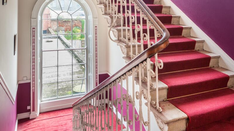Cantilever staircase in 26 Mountjoy Square D1