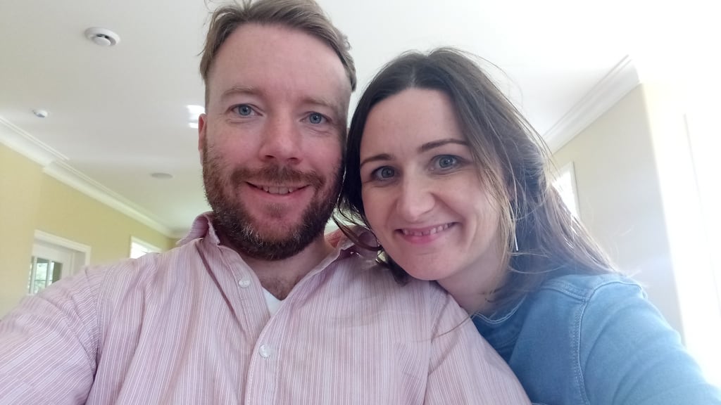 Amy FitzGerald: ‘My wonderful husband Padraig surprised me on my birthday with flights home.’