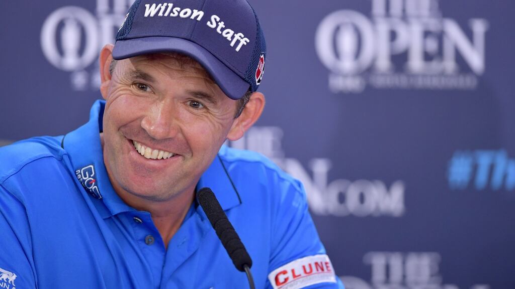 Pádraig Harrington: 'I’ve come in in better form. I’m playing decent golf and contending, trying to contend.' Photograph: Stuart Franklin/Getty Images