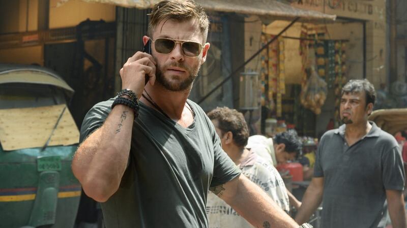 Chris Hemsworth in Extraction. Photograph: Netflix
