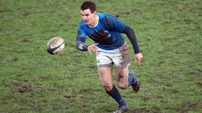 Johnny Sexton in action for St Mary’s during an All-Ireland League game in December 2007. Photograph: Cathal Noonan/Inpho