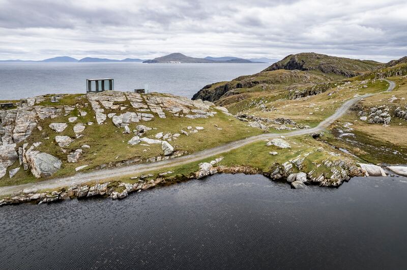 Tale of the Tongs, The Gathering sculpture, Inishturk Island, Co Mayo. Photograph: Agnieszka Jankowska