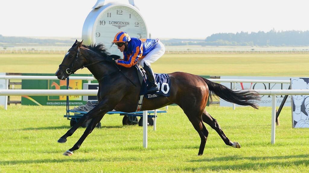 The Tattersalls Irish 1,000 GuineasSeamus Heffernan onboard Peaceful comes home to win the Tattersalls Irish 1,000 Guineas at the Curragh. Photograph: PA Wire