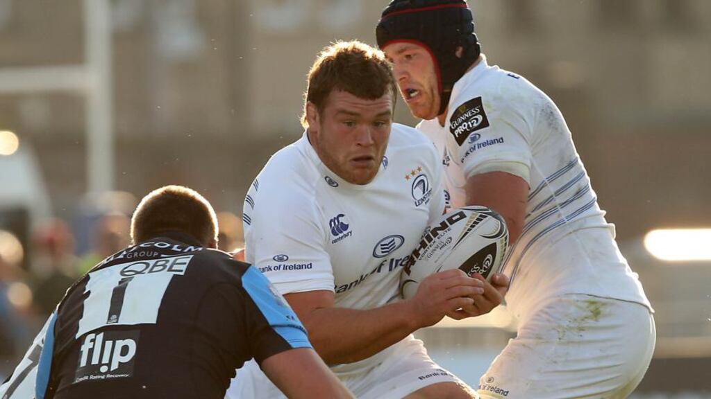 Leinster’s Jack McGrath: Coach Matt O’ Connor is not entertaining any propping experiments with his top loosehead. Photograph: Billy Stickland/Inpho