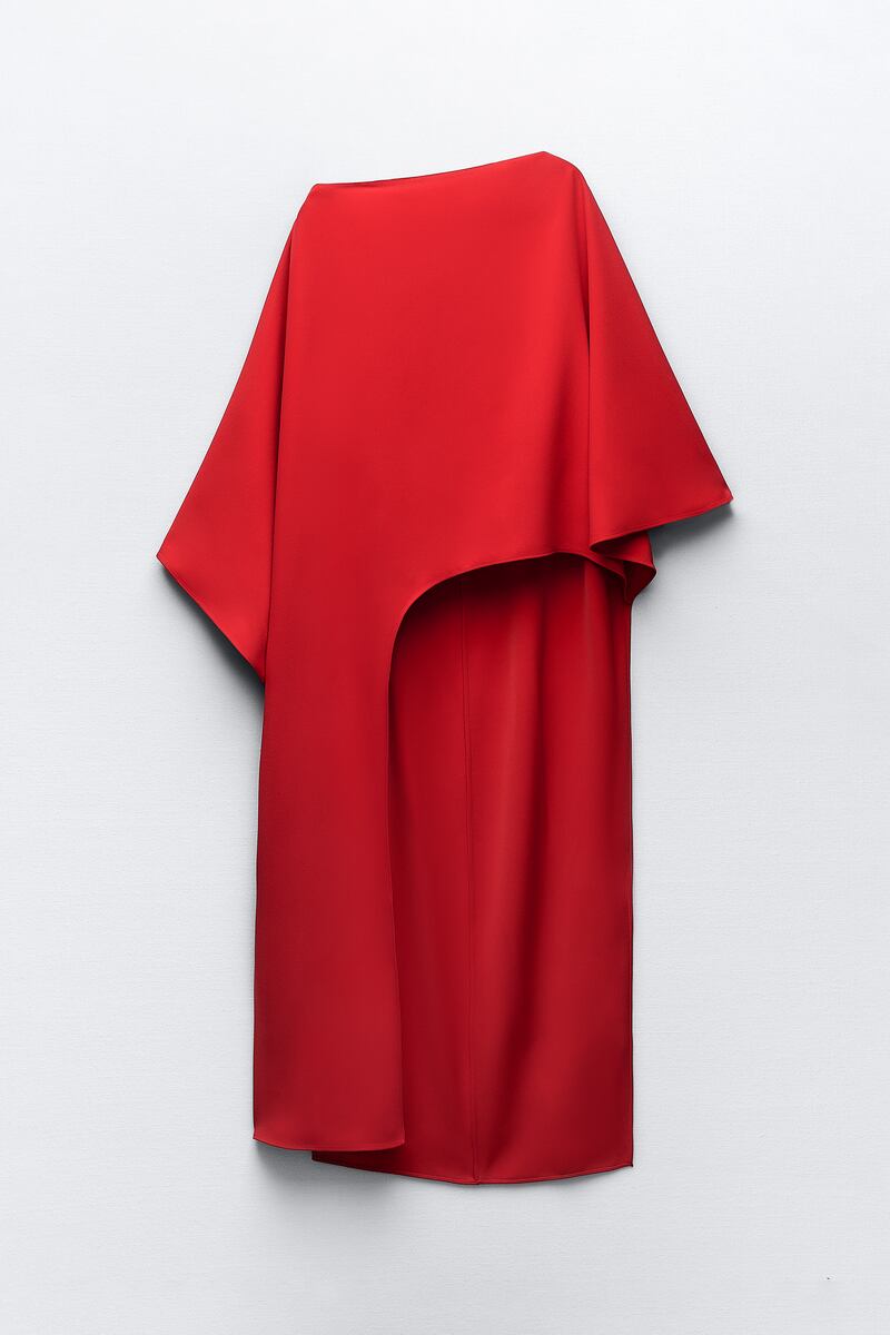 Cape blouse, €59.99, Zara