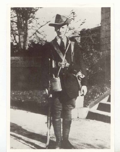 Joseph Sweeney at St. Enda's before the Rising.