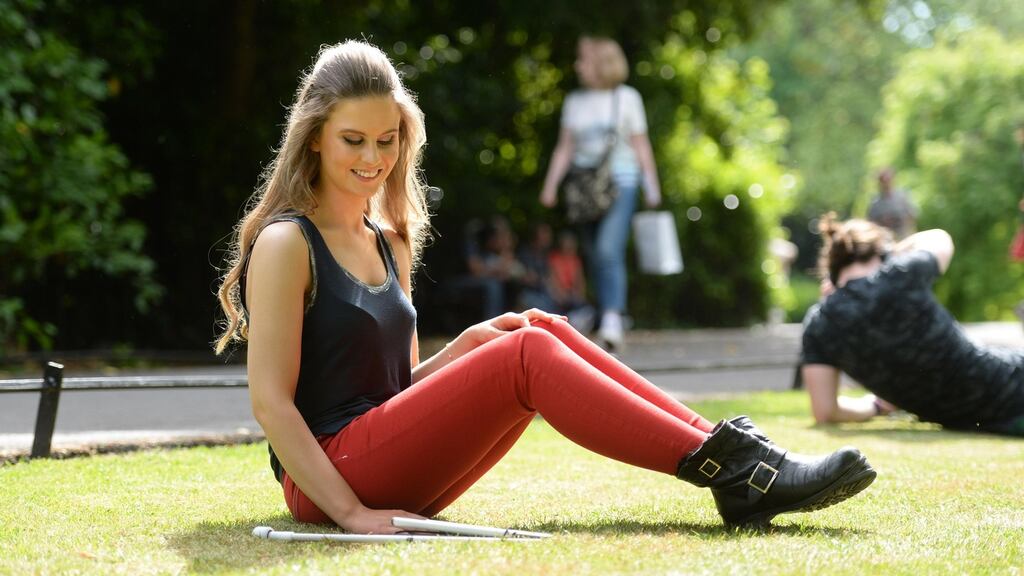Bobbie Hickey: “I have been walking into school before and had parents stop with their kids and turn them away from me and hustle them on quickly, as if they had just seen a ghost.” Photograph: Dara Mac Dónaill