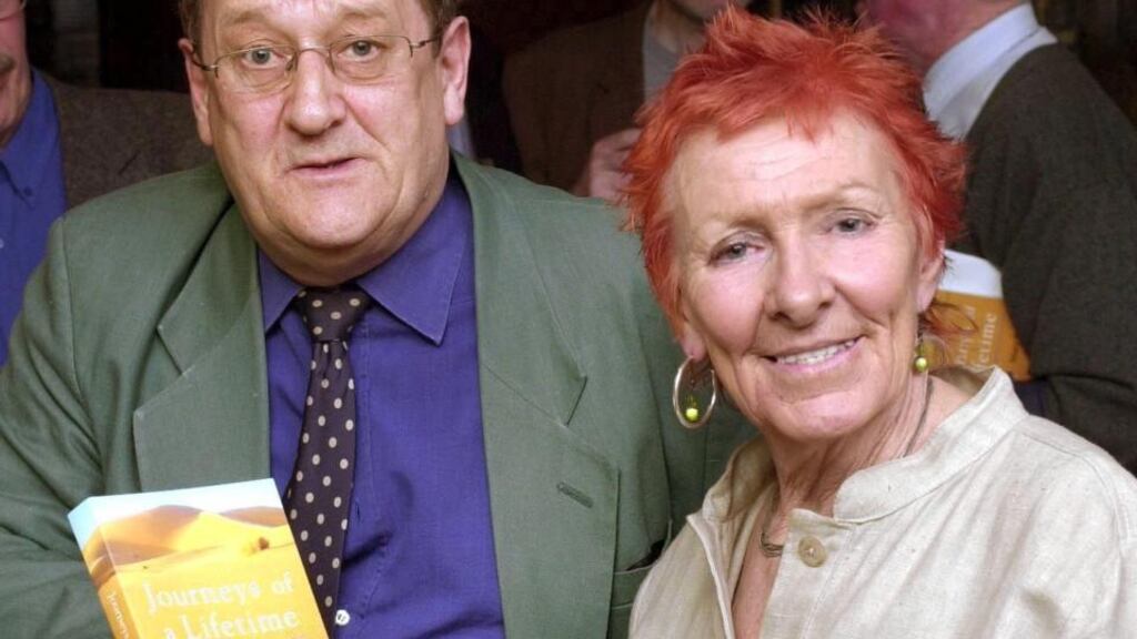 Seamus Martin launches Mary Russell’s Journeys of a Lifetime in 2002. According to the Publishers Association, 61 million books were returned unsold to publishers in Britain last year but nevertheless pulping is a last resort. Photograph: Matt Kavanagh