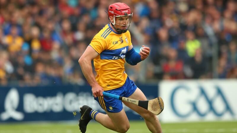 John Conlon suffered a cruciate knee injury in one of Clare’s final training sessions before the cessation of activity. Photograph: James Crombie/Inpho