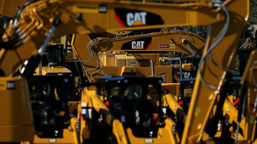 Caterpillar said demand in the North American market from the construction industry was still very strong, helped by a healthy economy and new pipelines being built by the oil and gas industry