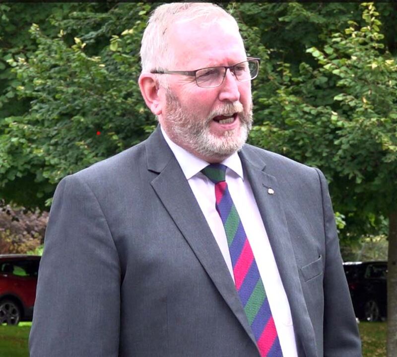 Ulster Unionist Party leader Doug Beattie also met the Taoiseach and had cordial talks with him. Photograph: Jonathan McCambridge/PA