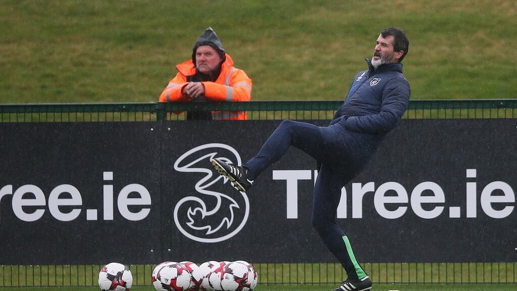 Republic of Ireland assistant manager Roy Keane has questioned Everton’s stance over James McCarthy. Photograph: PA/Brian Lawless