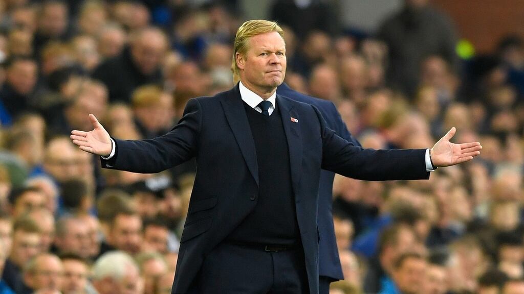 Ronald Koeman: “We spoke to James and my advice to him is to stay here, train and get fit as soon as possible. But the final decision is down to the player.” Photo: Stu Forster/Getty Images