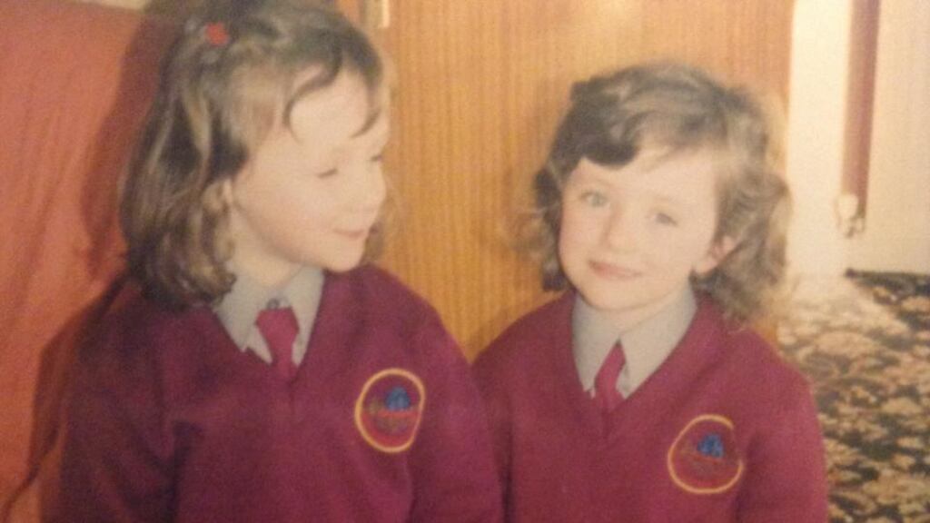 Áine Kenny and her twin sister Hannah