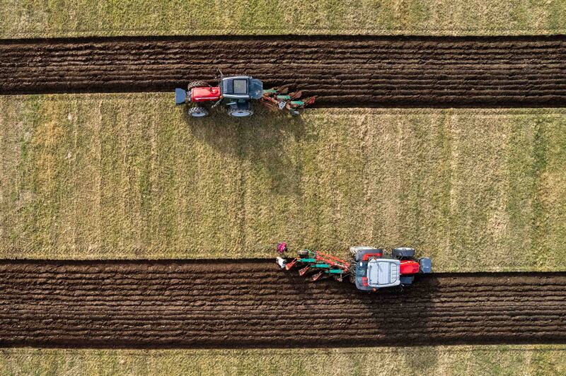 The second ploughing match in 2 days in Kilmeen, West Cork. Photograph: Andy Gibson.