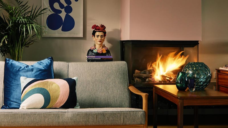 The Frida Kahlo vase, centre back, from  Oriana B