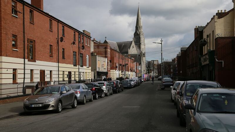 The view down Oriel Street in Dublin’s orth inner city. Photograph: Nick Bradshaw