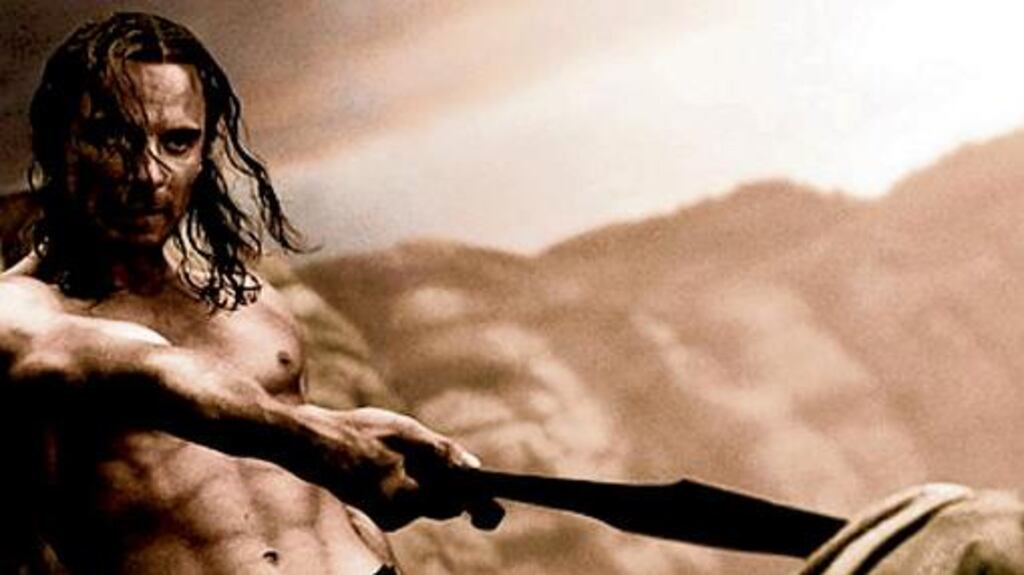 Take that, historical accuracy: Stelios (Michael Fassbender) in 300