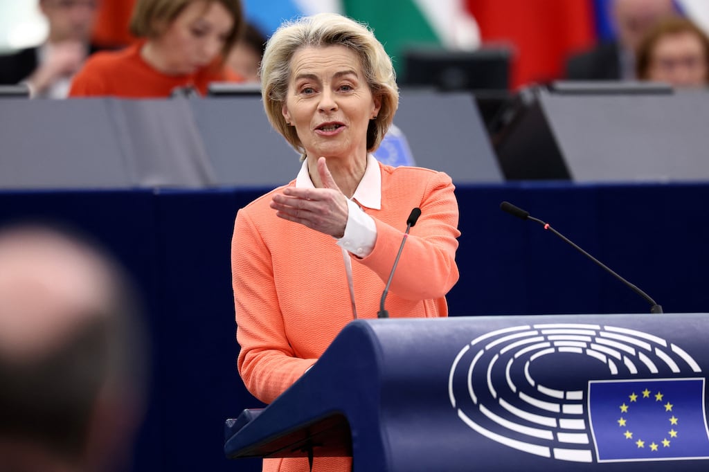 European Commission president Ursula von der Leyen will face a tougher time building a coalition of MEPs to confirm her reappointment. Photograph: Frederick Florin/Getty Images