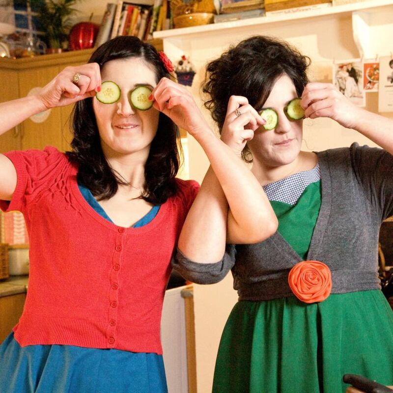 Fancy Vittles: Maeve Higgins with her sister Lilly, in their 2009 series for RTÉ