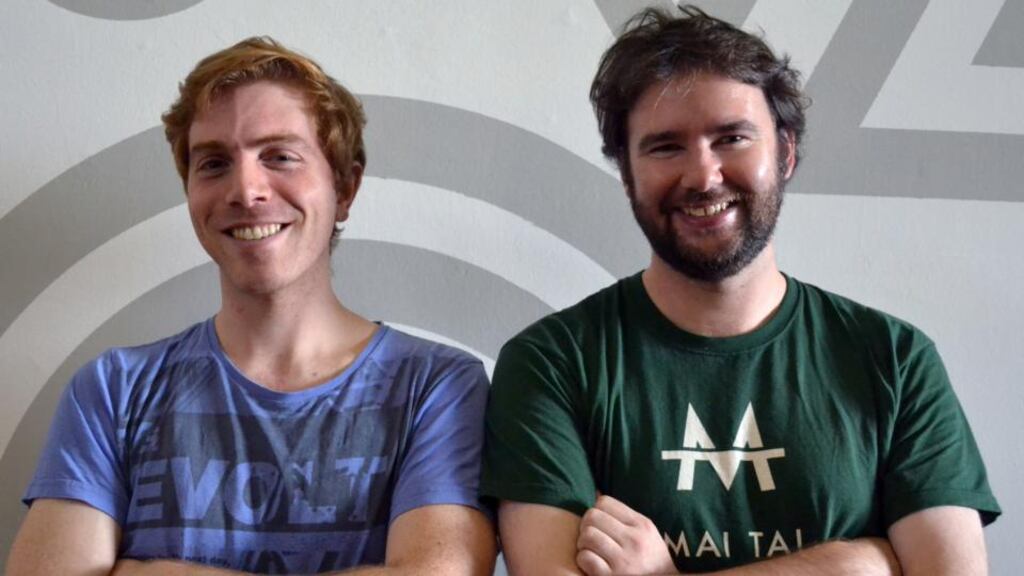 American Eric Risser and Kildare-born Neal O’Gorman of Artomatix: their algorithm can generate thousands of images based on the initial design and parameters that an artist provides, which can be useful in video game production