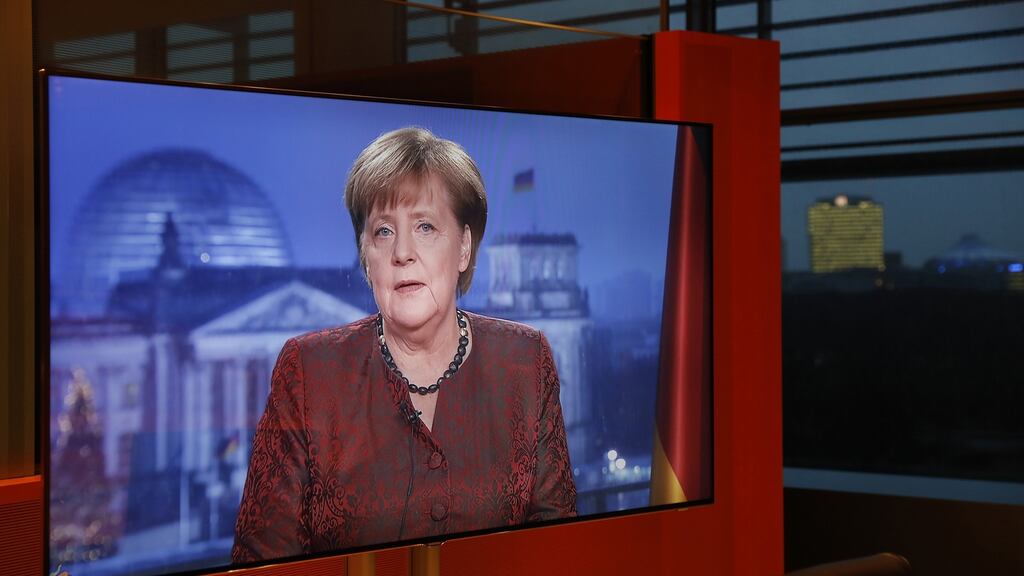 German chancellor Angela Merkel: polls shows almost two-thirds of Germans agree she is still “a good chancellor”. Photograph: Michele Tantussi