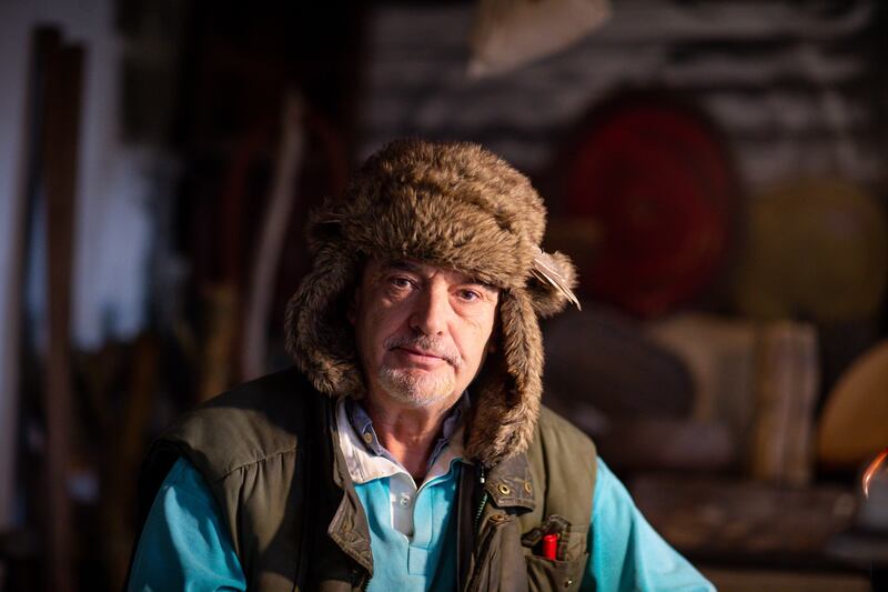 Ian Bailey at home in Cork in 2019. Photograph: Tom Honan