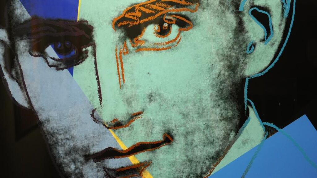 Andy Warhol’s Franz Kafka: “A book must be the axe for the frozen sea within us.” Photograph: Katherine Frey/The Washington Post via Getty Images