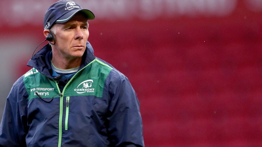 Connacht coach Andy Friend: More by coincidence than design, he has never managed to stay longer than three years in one job. Photograph: James Crombie/Inpho