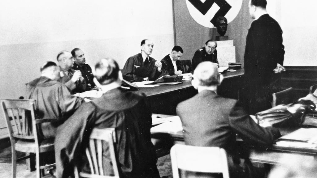 The notorious Volksgericht or People’s Court. It was 1998 before a united Germany got around to overturning the court’s verdicts. photograph: Ullstein Bild/Getty