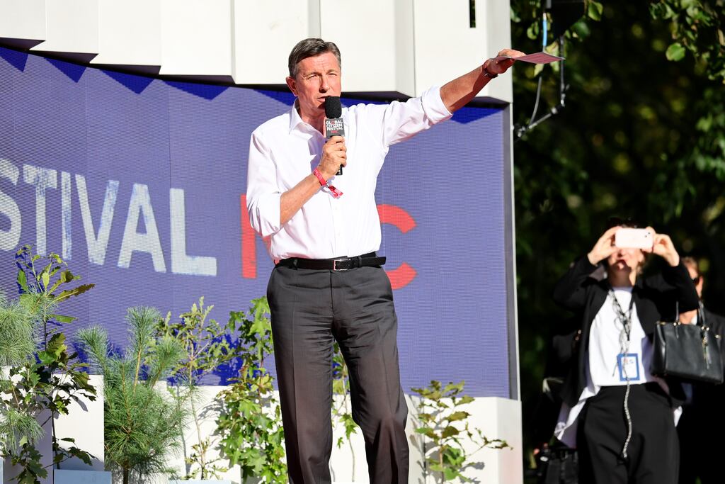 Chris Anderson speaks onstage during Global Citizen Festival 2022 in New York at Central Park in New York City. Photograph: Theo Wargo/Getty Images