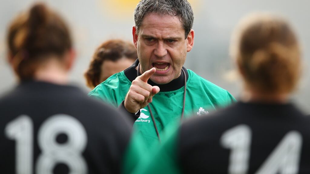 Tom Tierney has named 10 uncapped players in his Ireland squad for next month’s autmumn international against England. Photograph: Inpho