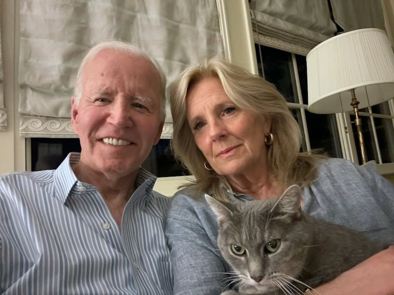 Joe Biden and his wife Dr Jill Biden in a post to X last week, when he said: 'Cancer touches us all'