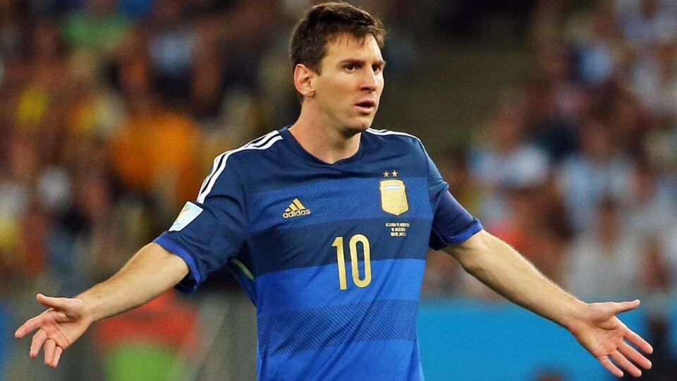 Argentina’s Lionel Messi frustrated  during the Fifa World Cup 2014 final defeat to Germany at the Maracana in Rio de Janeiro, Brazil. Photograph: EPA
