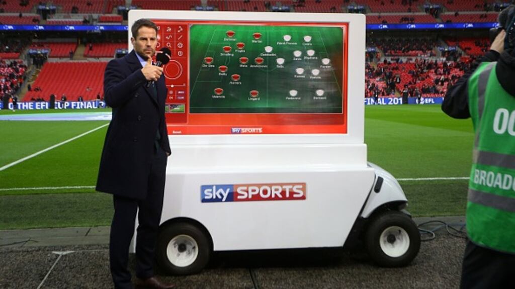Sky Sports viewers could get double-Jamie Redknapp after the broadcaster announced new Premier League and football channels as part of a revamp. Photograph: Catherine Ivill/Getty