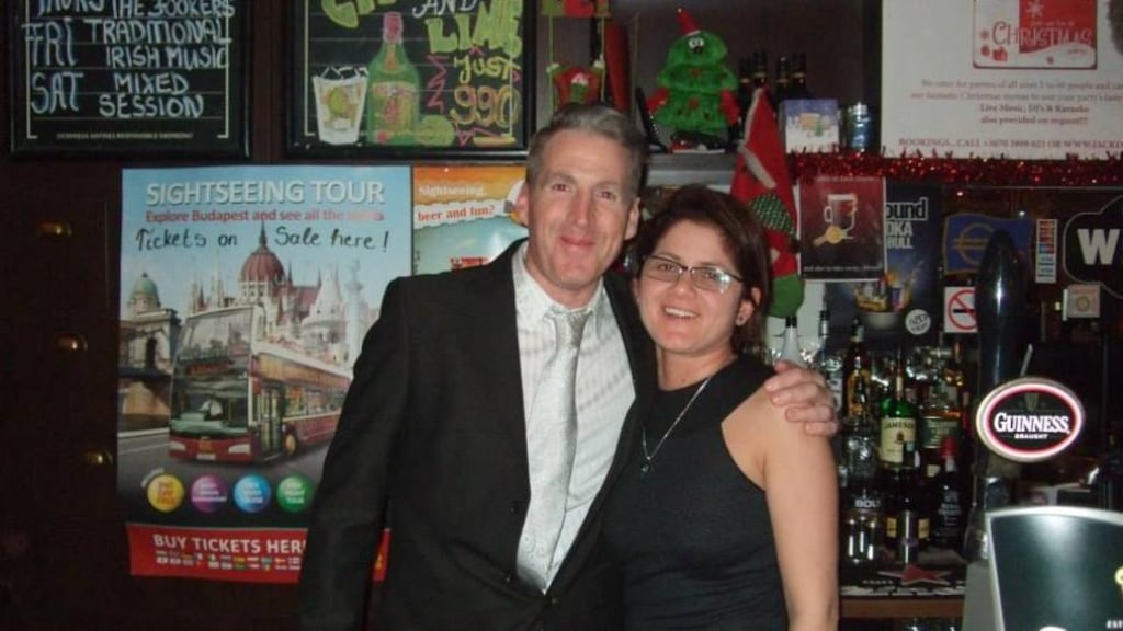 Charles and Elvira in Jack Doyle’s, Budapest.