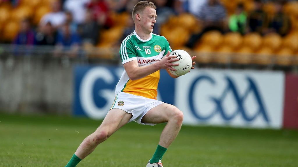 Peter Cunningham’s goal helped Offaly to victory over Westmeath. Photograph: Dan Sheridan/Inpho