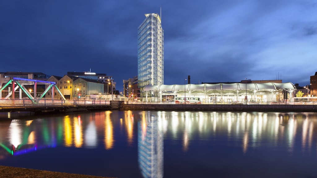 CGI artist’s impression of the Prism building, Cork