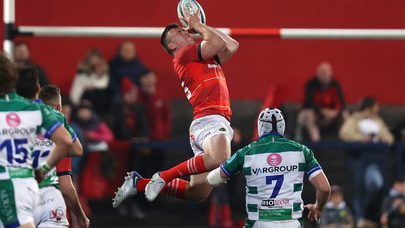 Matt Gallagher makes a catch. Photo: Bryan Keane/Inpho