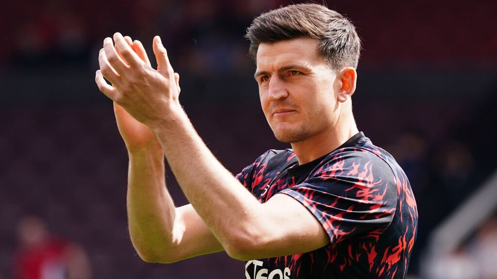 Manchester United’s Harry Maguire. Photograph: Martin Rickett/PA Wire