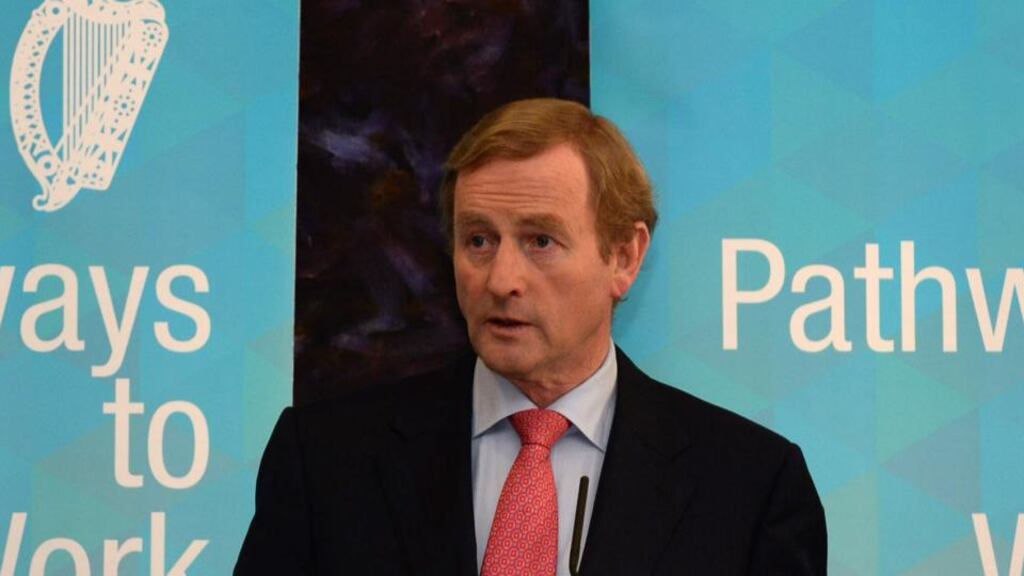 Taoiseach Enda Kenny has claimed the country was now in “a different space” from the situation a few years ago, when unemployment and interest rates soared as 250,000 lost their jobs. Photograph: Cyril Byrne/The Irish Times