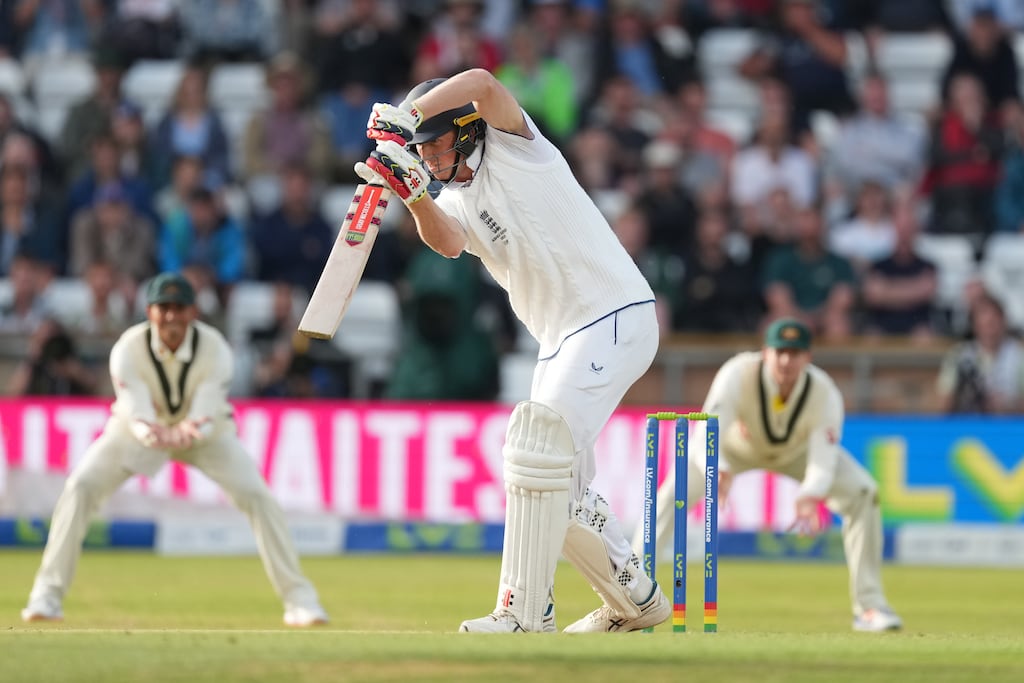 England's Zak Crawley in batting action during the Ashes. Photograph: Danny Lawson/PA Wire