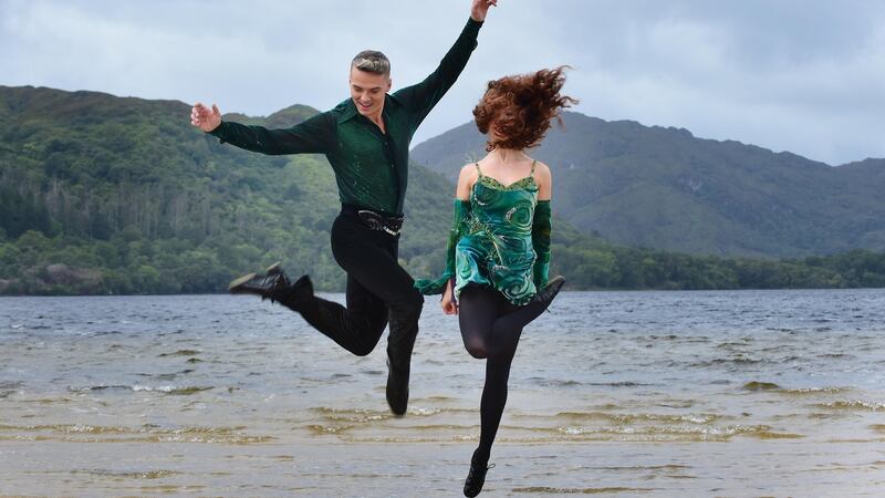 Riverdance lead dancers Patrick O’Mahony and Amy-Mae Dolan are not the only people who can do the dance. Photograph: Don MacMonagle