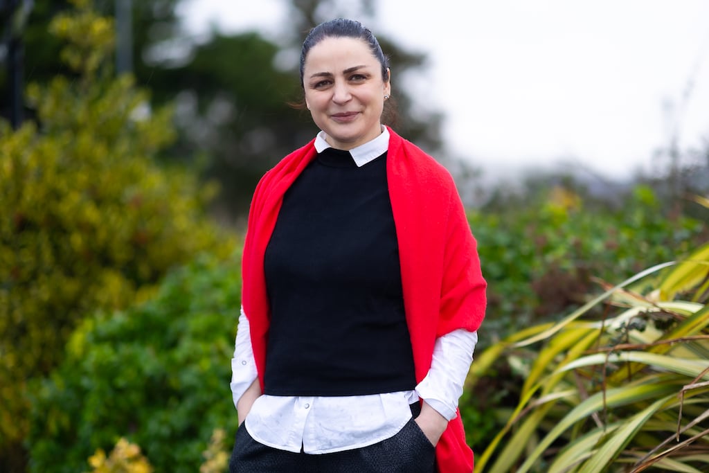 Nana Patsatsia, who is from Abhkazia, a breakaway region of north-western Georgia, has been living in Ireland since 2019. Photograph: Tom O'Hanlon