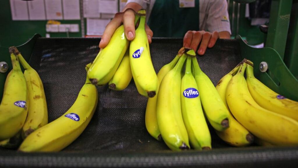 The merger of Fyffes with Chiquita for €362m contributed to the high total deal value in the food sector. Photograph: Chris Ratcliffe/Bloomberg