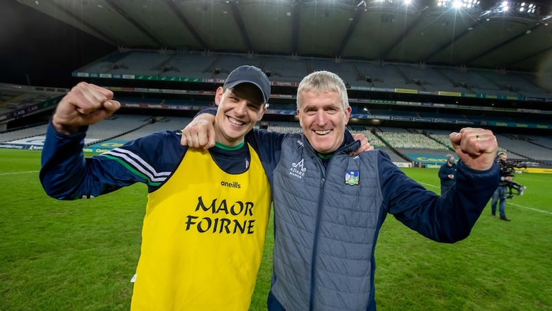 John Kiely and Paul Kinnerk make for a formidable coaching staff. Photo: Morgan Treacy/Inpho