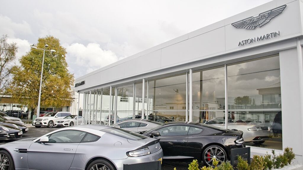 Aston Martin showoom in Belfast